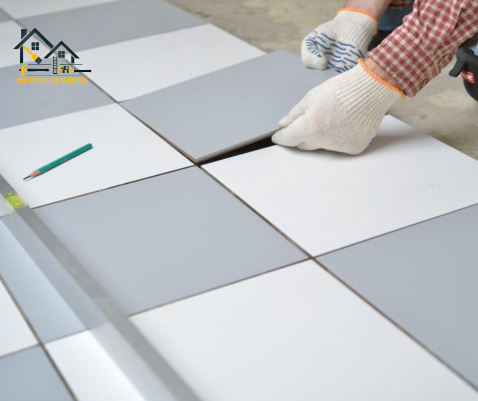 Floor and wall tiling